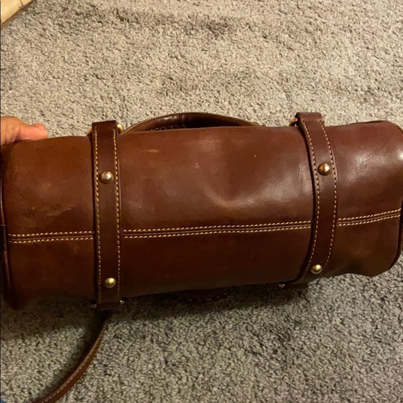 Dooney & Bourke Florentine Leather Satchel - Picture 8 of 9